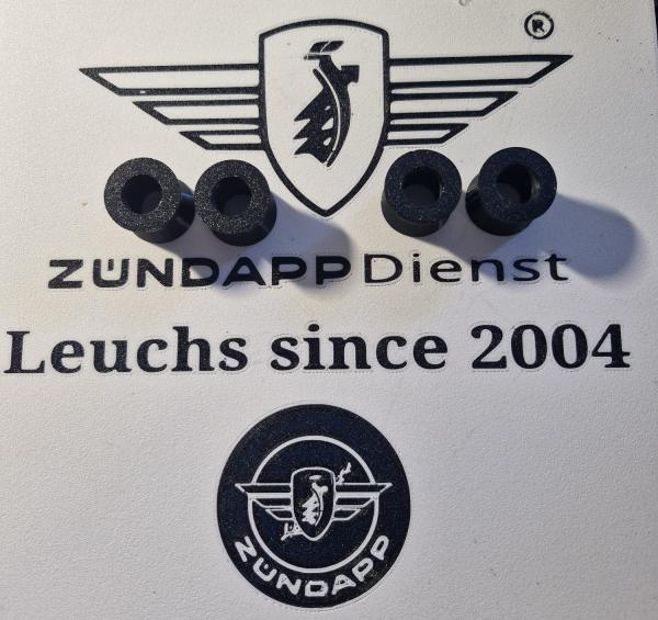 4 x Zündapp Stoßdämpfer Gummi Puffer M10 -TPU